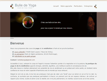 Tablet Screenshot of bulledeyoga.com